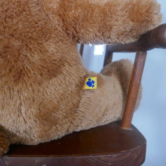 BUILD A BEAR Brown Puppy Dog Floppy Ears Eye Patch Stuffed Animal Plush - Picture 8 of 10